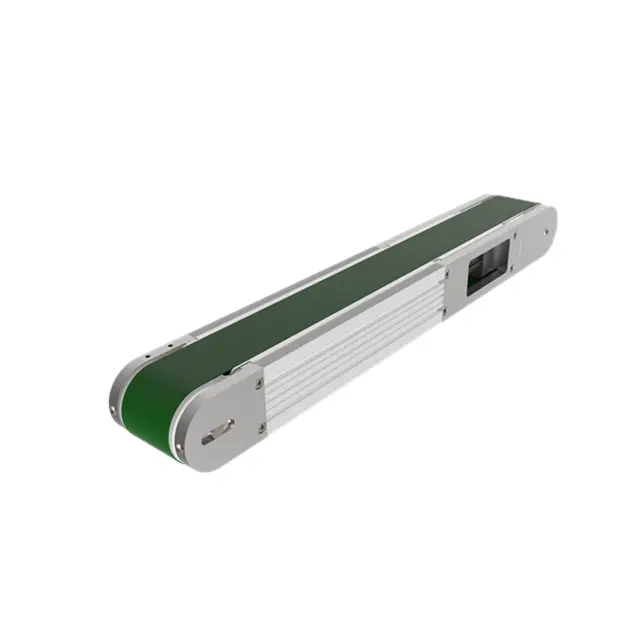 Motor-Embedded Belt Conveyor | Kaifull PQ Golden Anodized ISO/CE