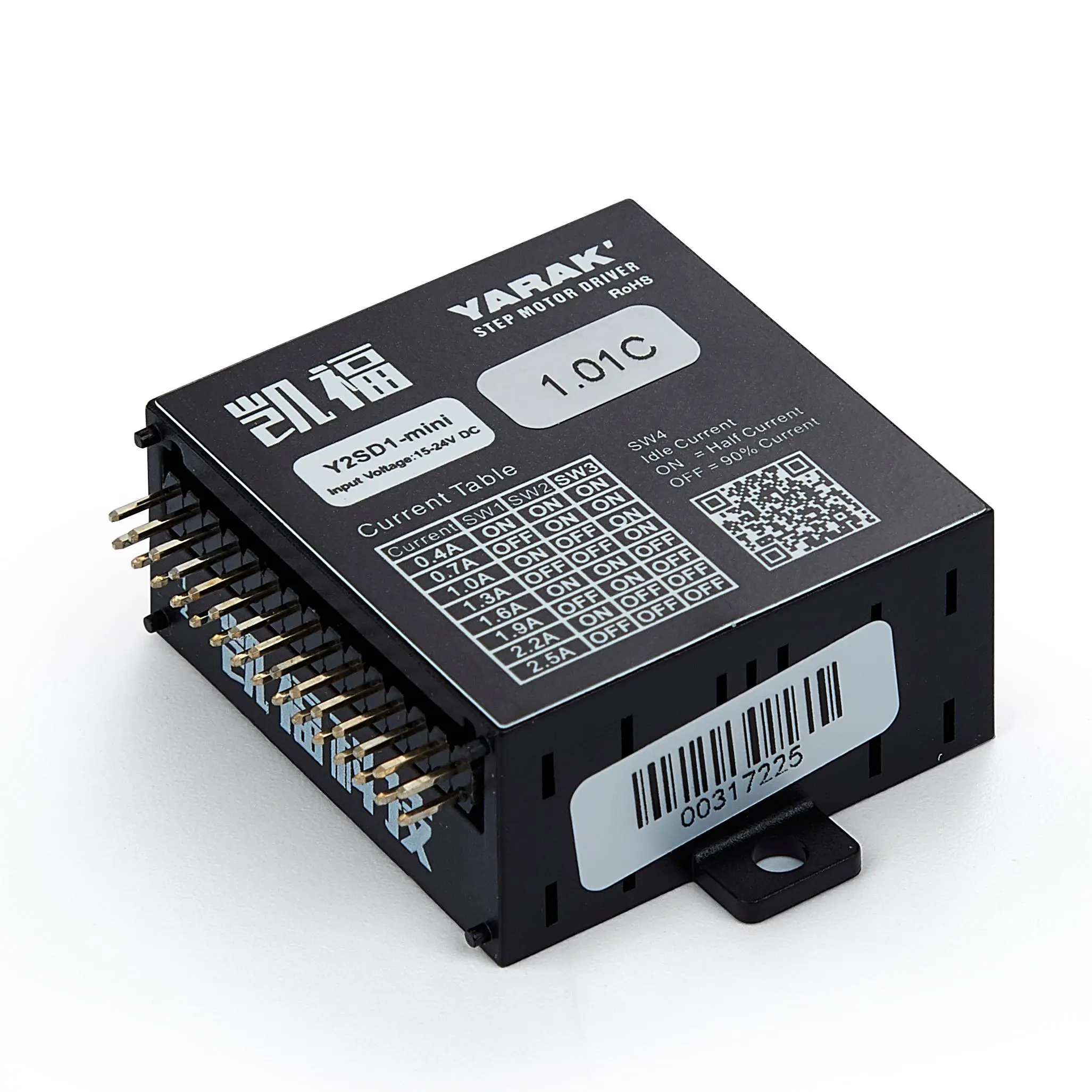 Y2SD1-mini Driver with Pin-Type Design and Advanced Motor Control Features