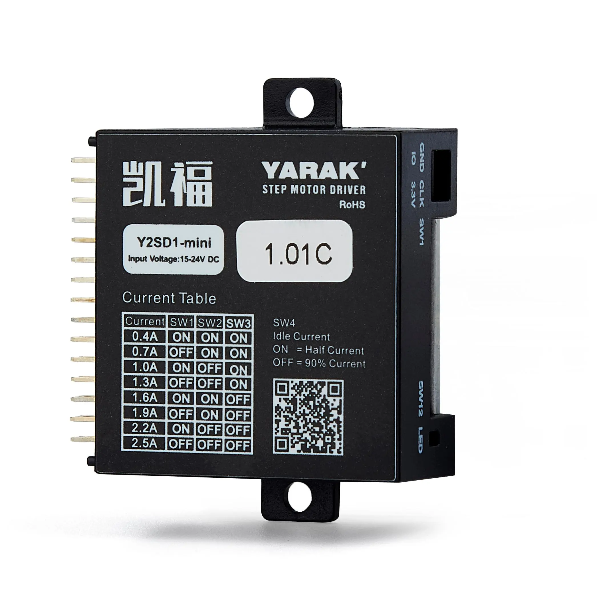 Y2SD1-mini Driver with Pin-Type Design and Advanced Motor Control Features